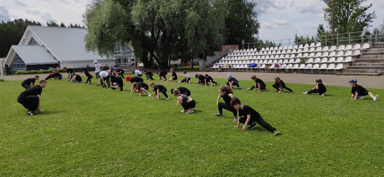 Утренняя тренировка на улице. Фото 5